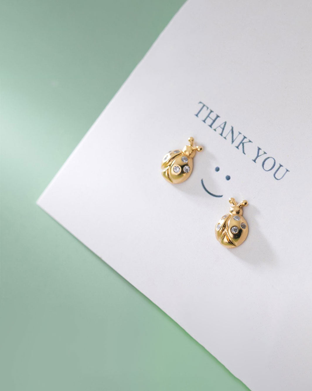 Ladybug Stud Earrings