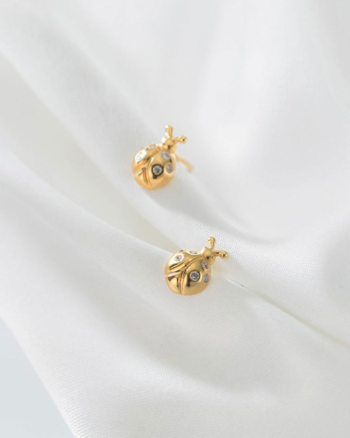 Ladybug Stud Earrings