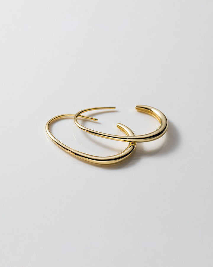 Ciara Oval Hoop Earrings