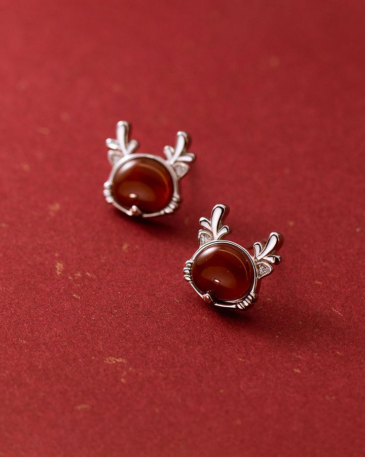 Prosperity Grand Dragon Stud Earrings / 大号发财龙耳钉