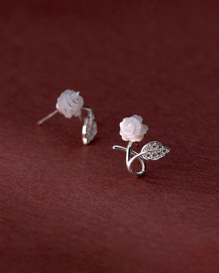 Clea Rose Stud Earrings