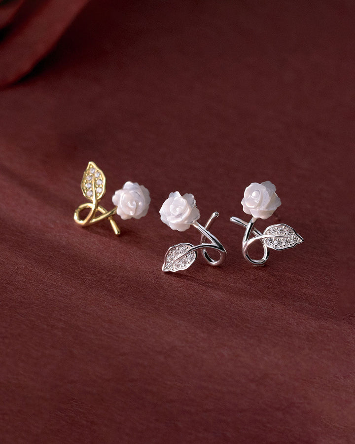 Clea Rose Stud Earrings