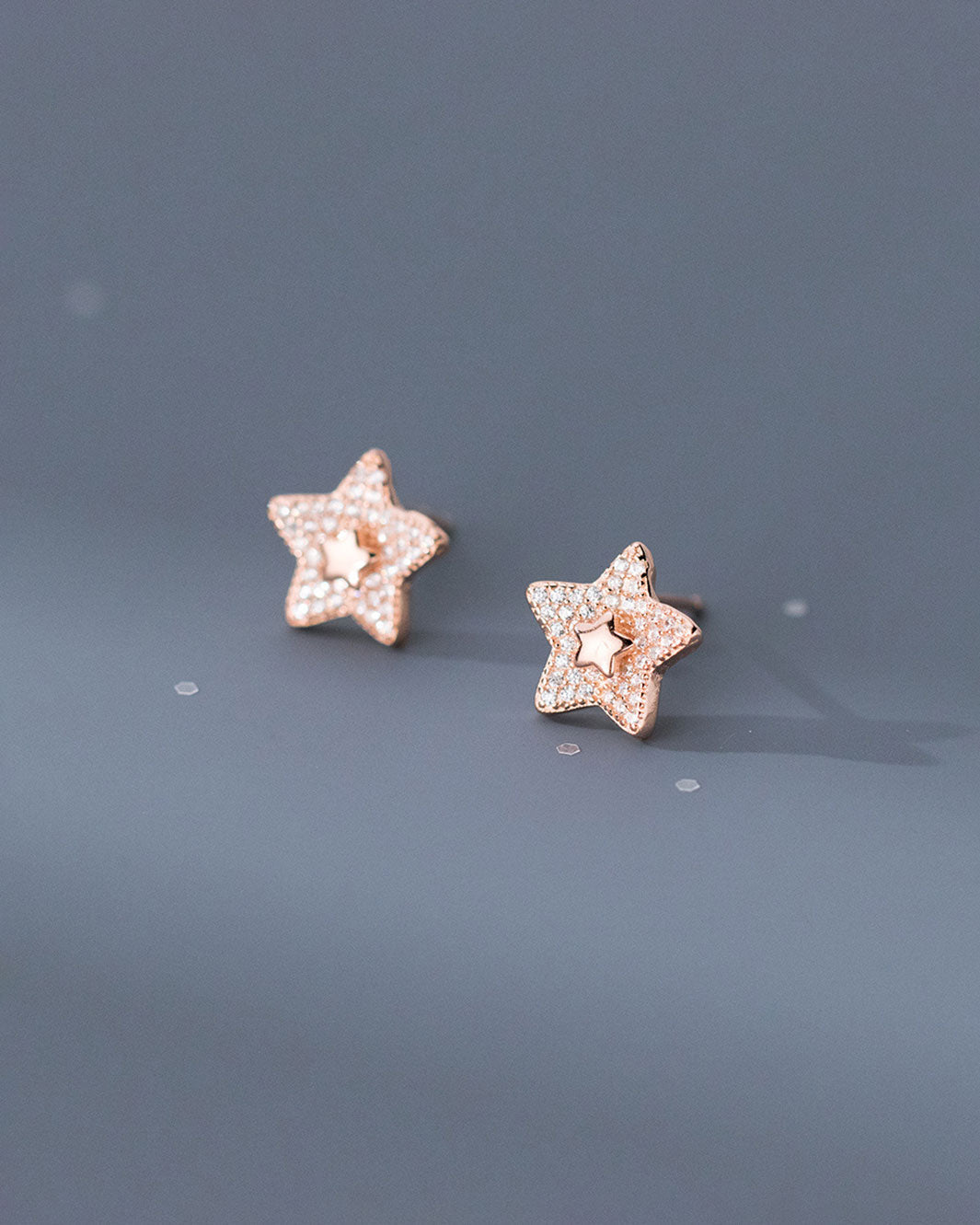 Stella Sparkling Star Stud Earrings
