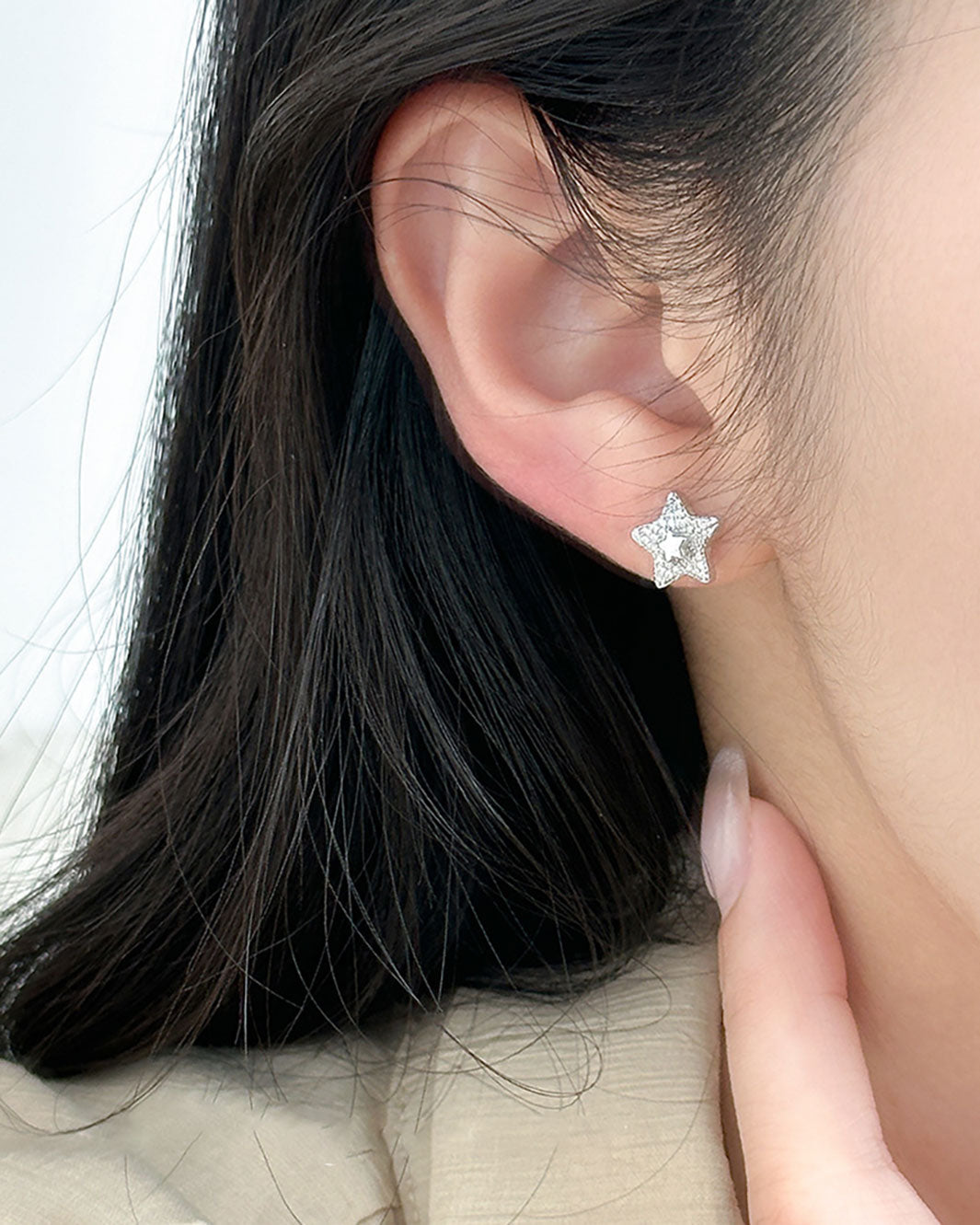 Stella Sparkling Star Stud Earrings