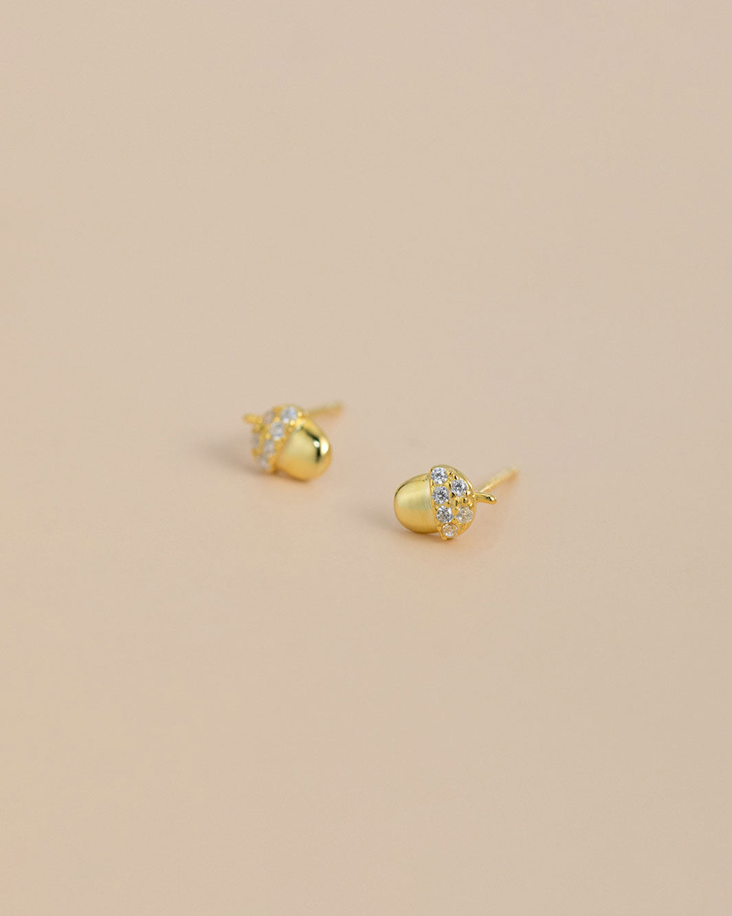 Pine Cone Stud Earrings