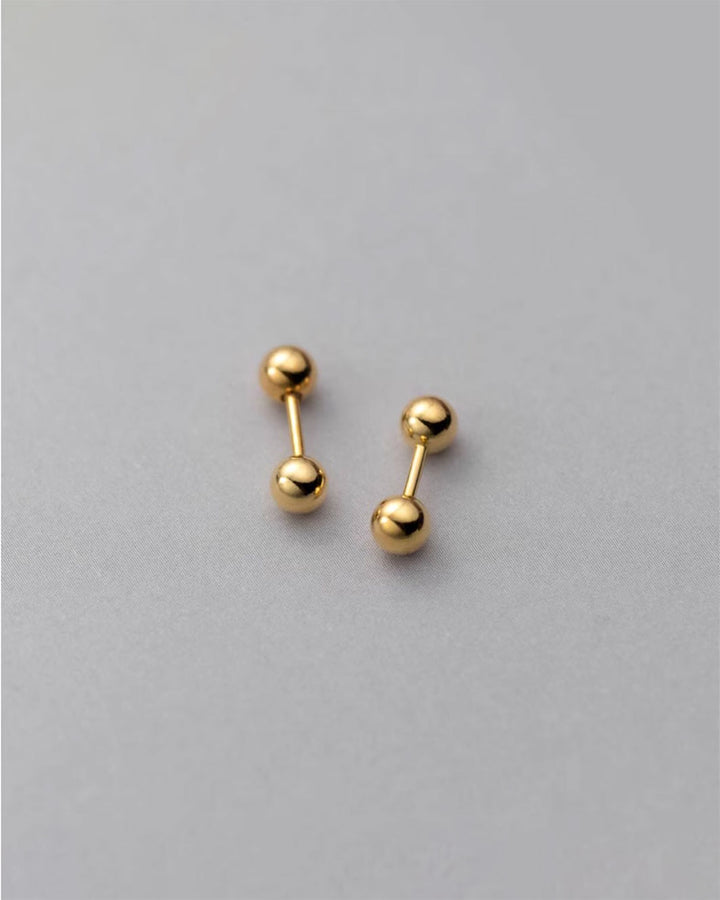 Classic Barbell Earrings