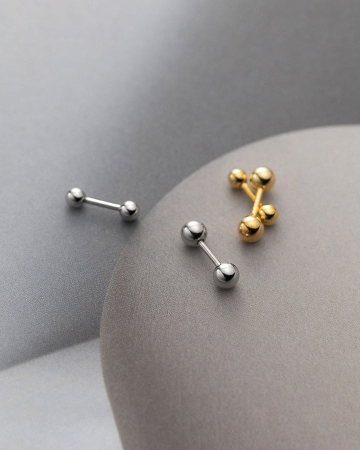 Classic Barbell Earrings