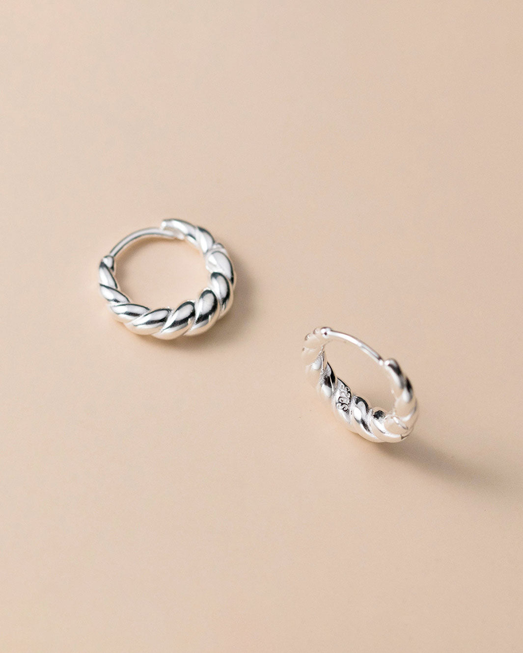 Audrey Croissant Hoop Earrings