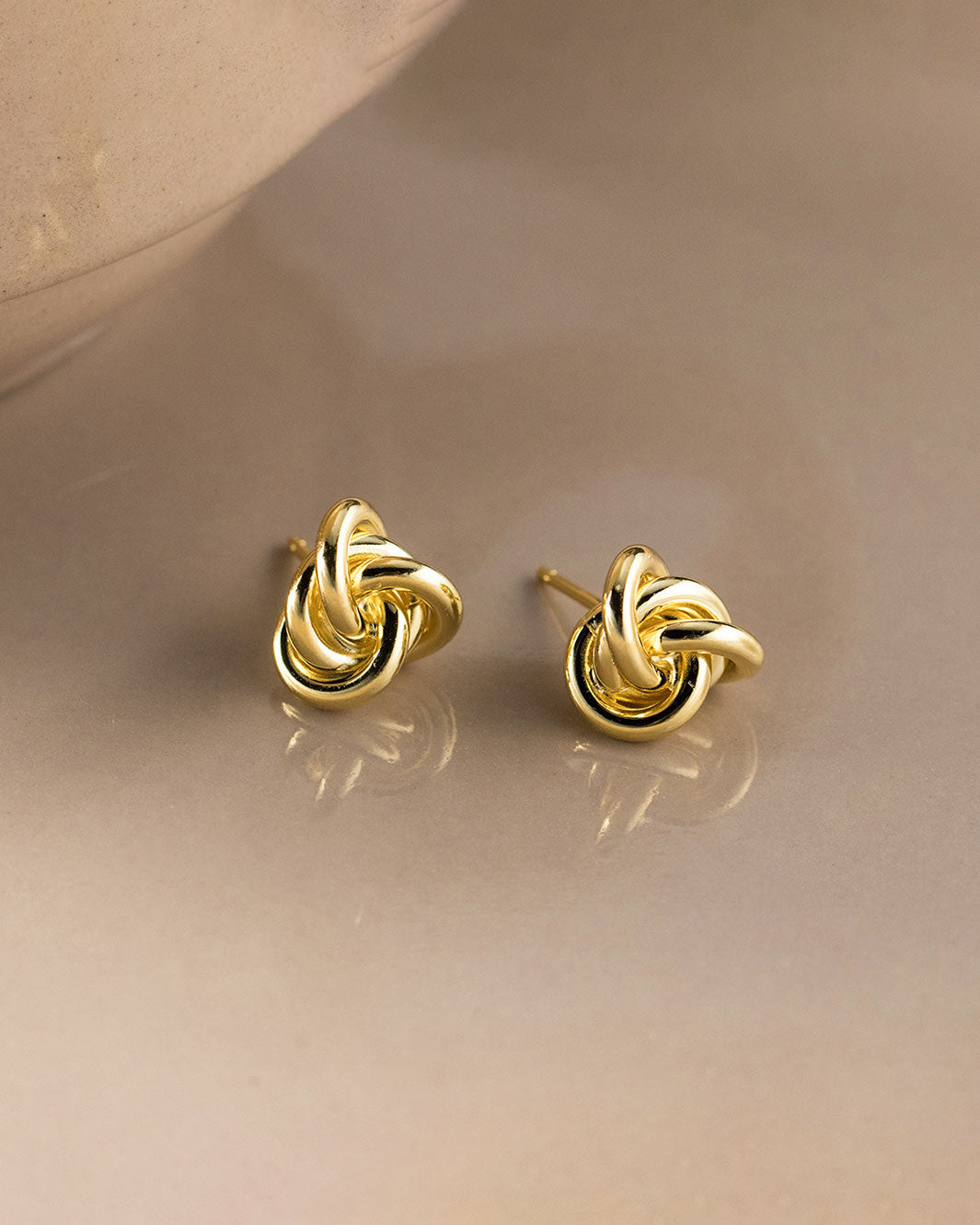 Elinor Knot Stud Earrings