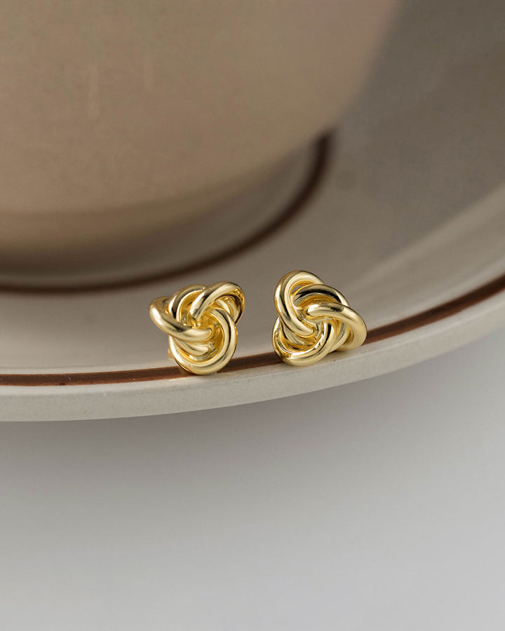 Elinor Knot Stud Earrings