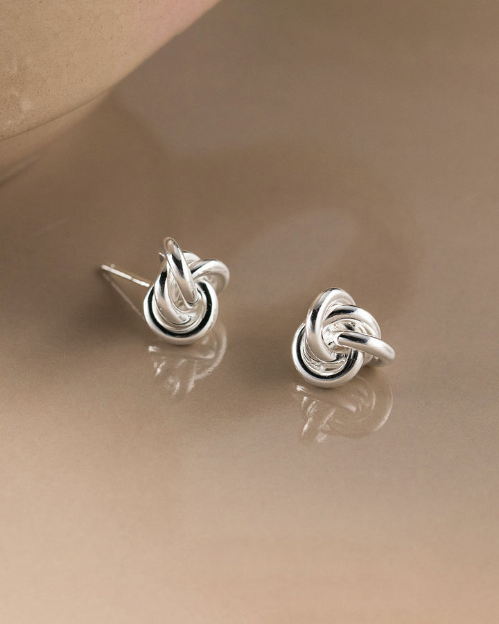 Elinor Knot Stud Earrings