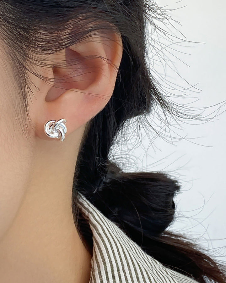 Elinor Knot Stud Earrings