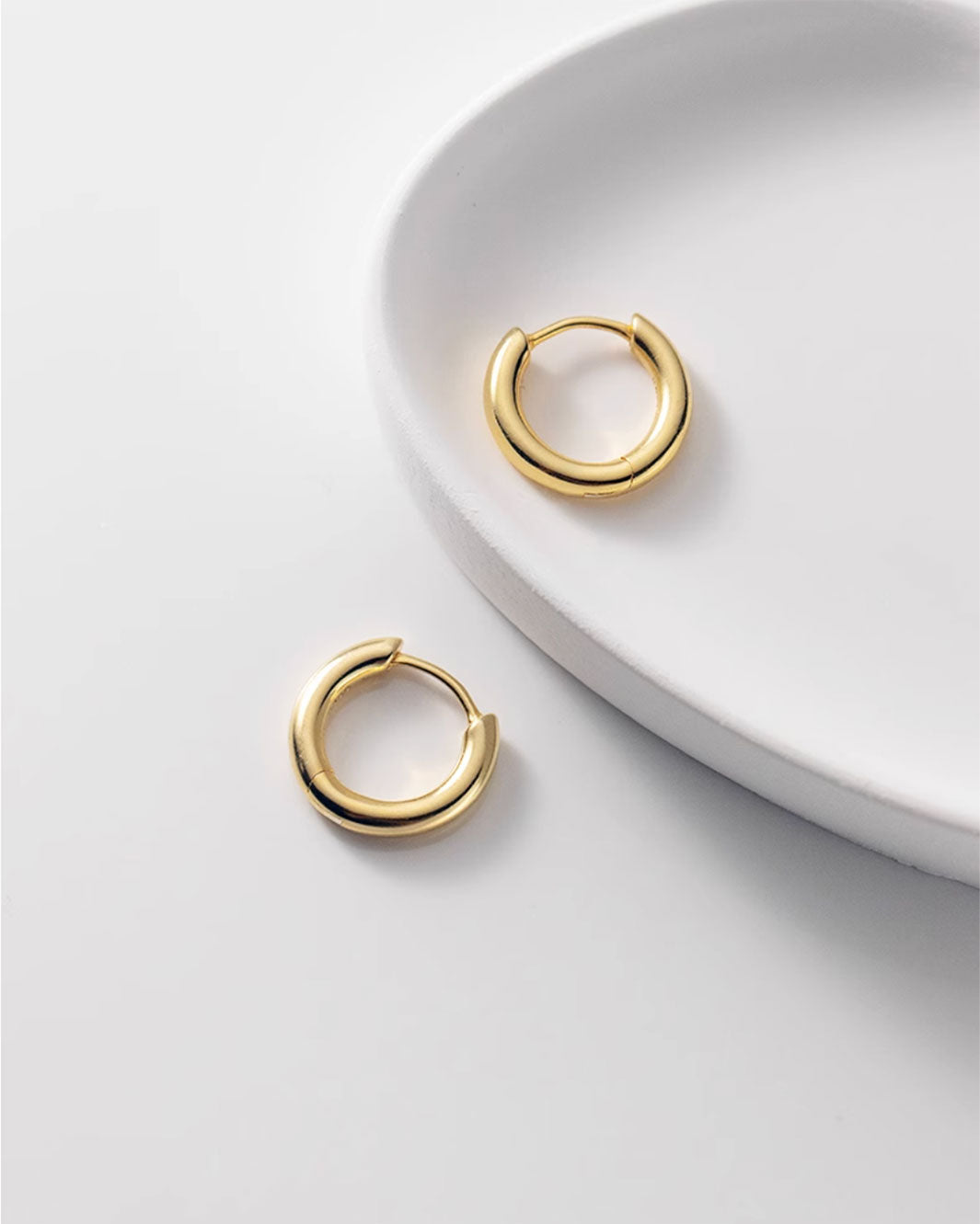 Armani Classic Huggie Hoop Earrings