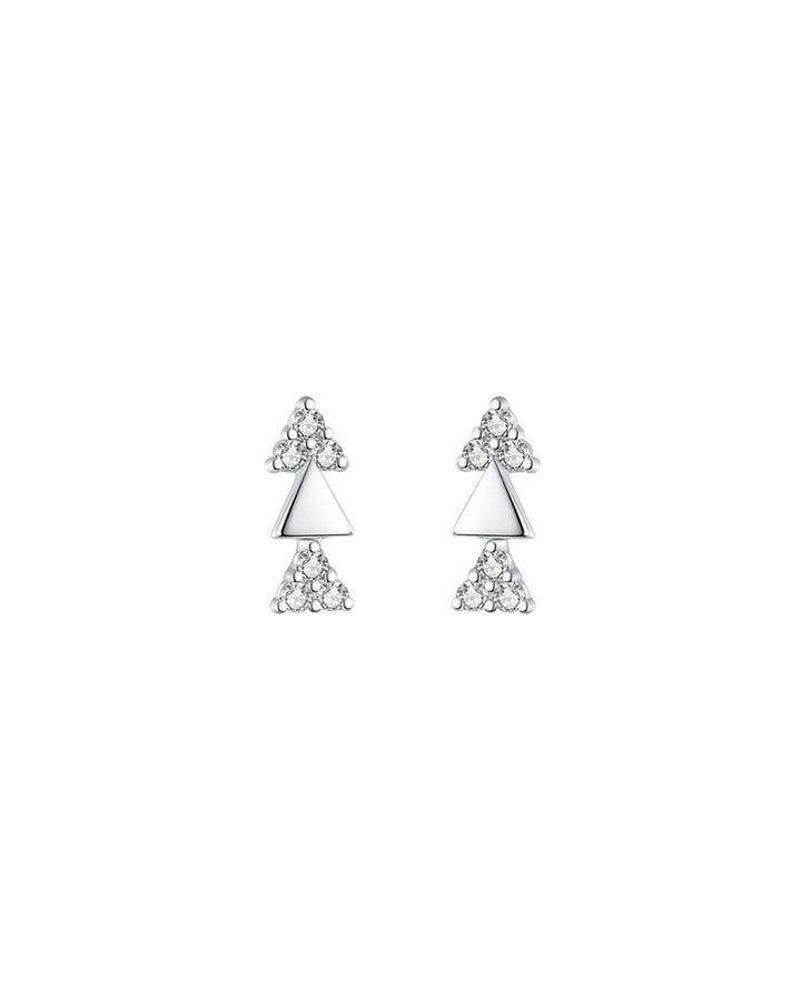 Pixie Mini Triangles Stud Earrings