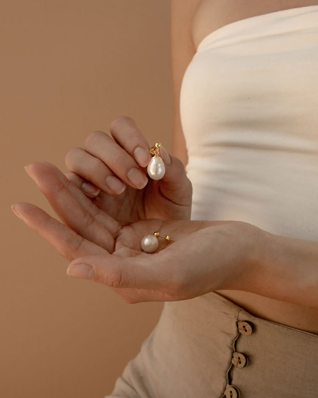 Reiko Baroque Pearl Drop Earrings